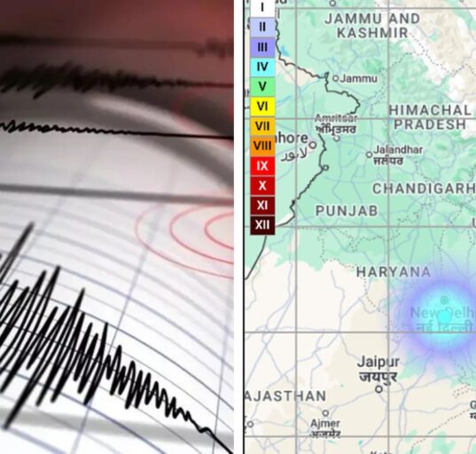 3.2 Magnitude Earthquake Recorded at Faridabad, Haryana, Tremors Occurs in Delhi