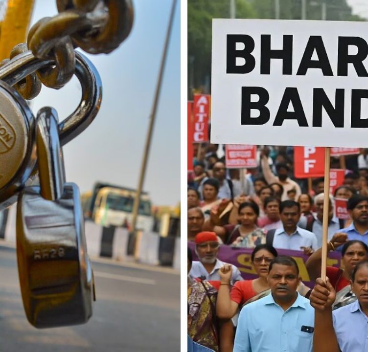 Bharat bandh: 25 Workers Gone on Strikes Today, Affects Public Services
