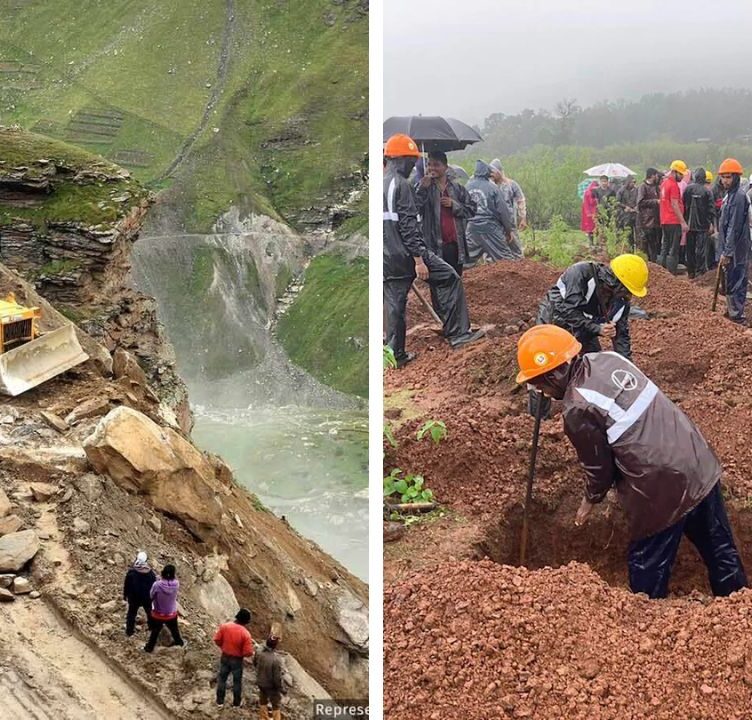 Father and 8 Year Old Daughter Crushed in Darjeeling Landslide, Heavy Rainfalls Triggers