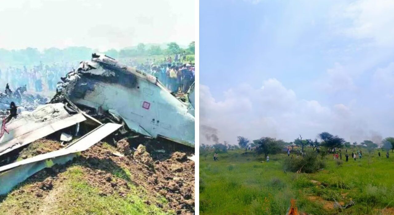 IAF Jaguar trainer aircraft Crashed in Rajasthan's Churu, Both Pilots Killed