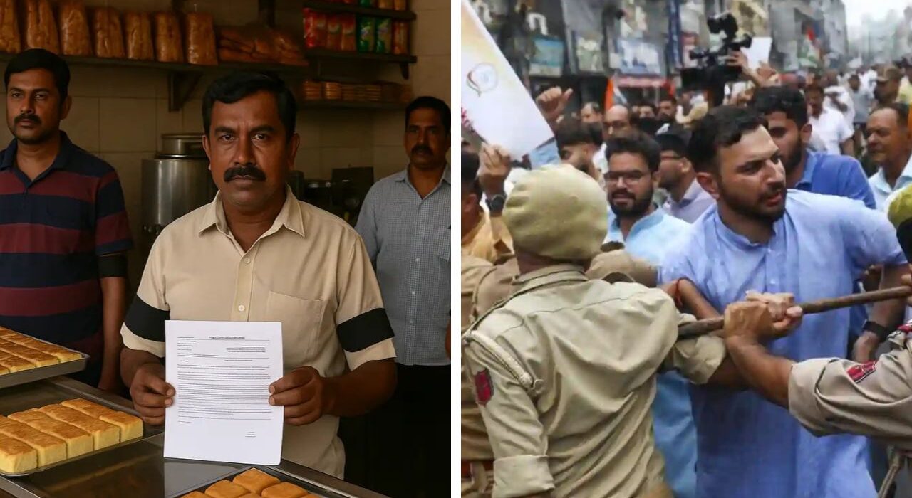 Karnataka Bakery Vendors on GST Notice protests after suspended for selling tea, coffee and milk
