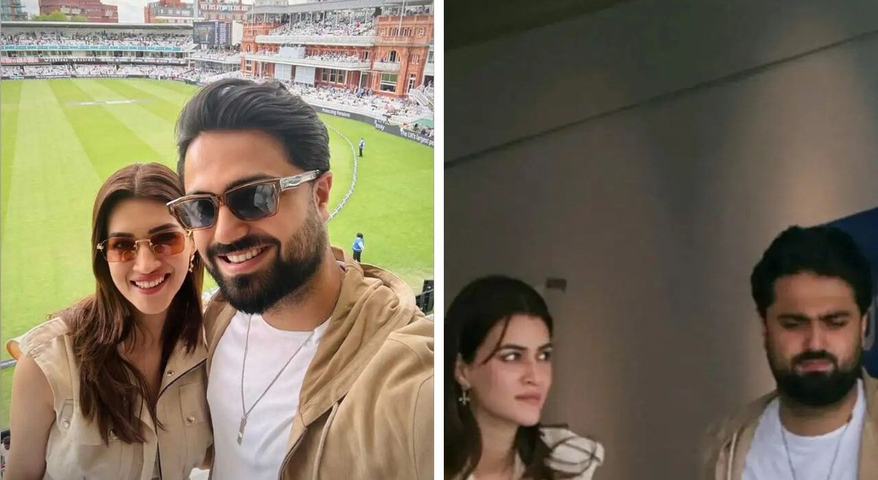 Kriti Sanon enjoys IND vs ENG Test Match with rumoured boyfriend Kabir Bahia at Lord's Stadium