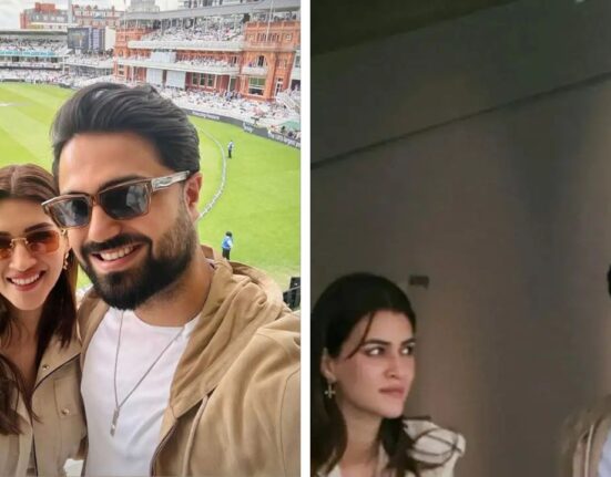 Kriti Sanon enjoys IND vs ENG Test Match with rumoured boyfriend Kabir Bahia at Lord's Stadium