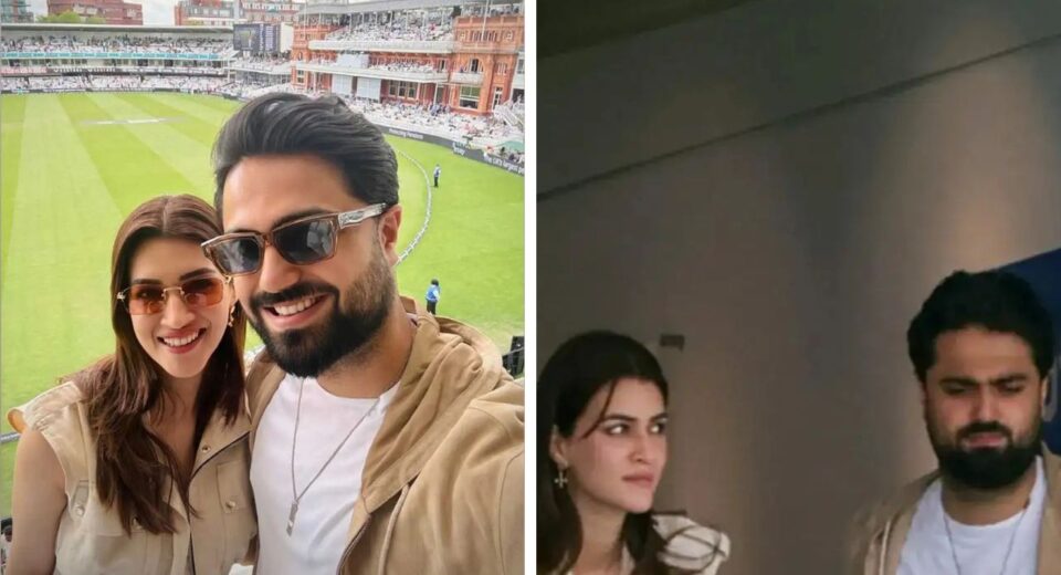 Kriti Sanon enjoys IND vs ENG Test Match with rumoured boyfriend Kabir Bahia at Lord's Stadium