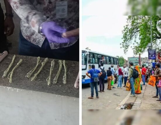 Six gelatin sticks, detonators and other explosives Seized at Bengaluru Government Bus Stand