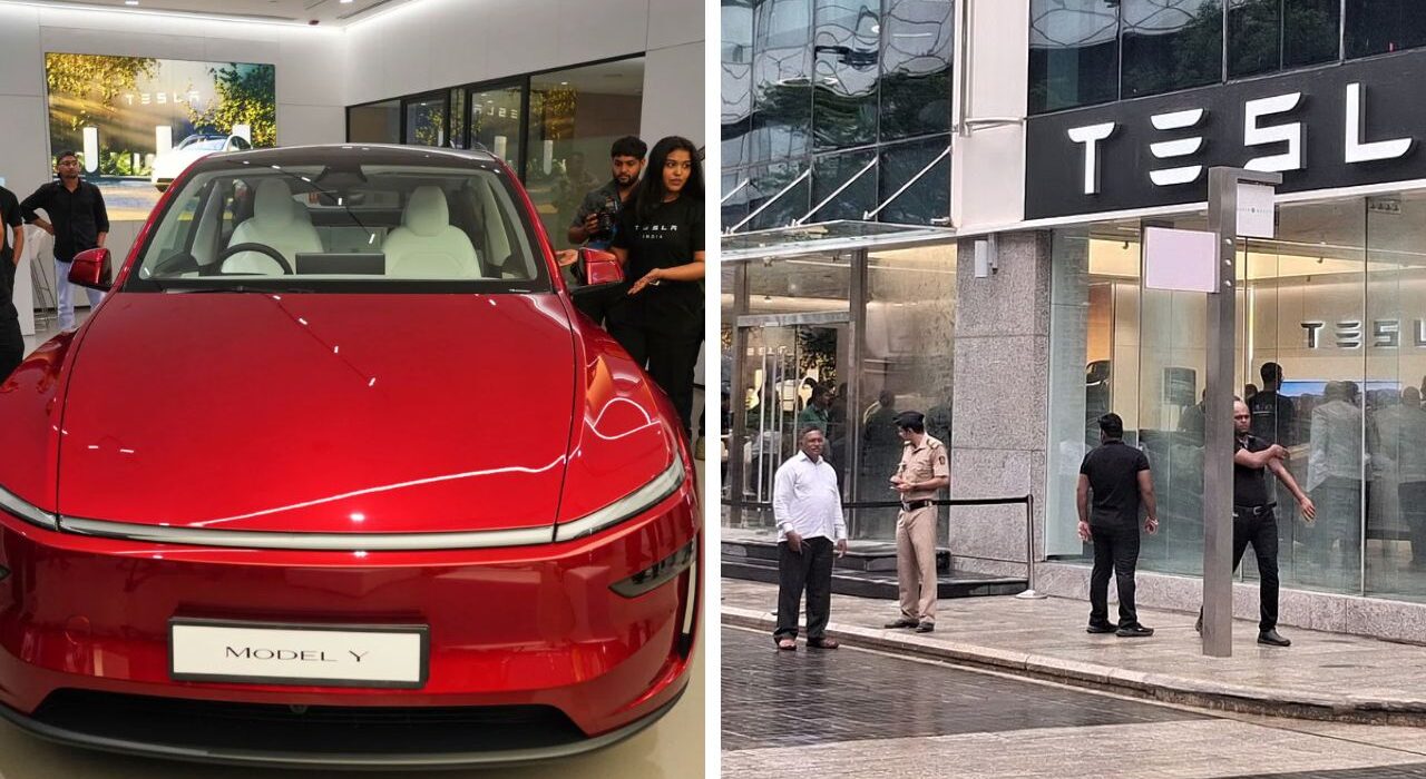 Tesla EV Enters in Indian Market with Mumbai showroom, Models Y Cars Launched in India