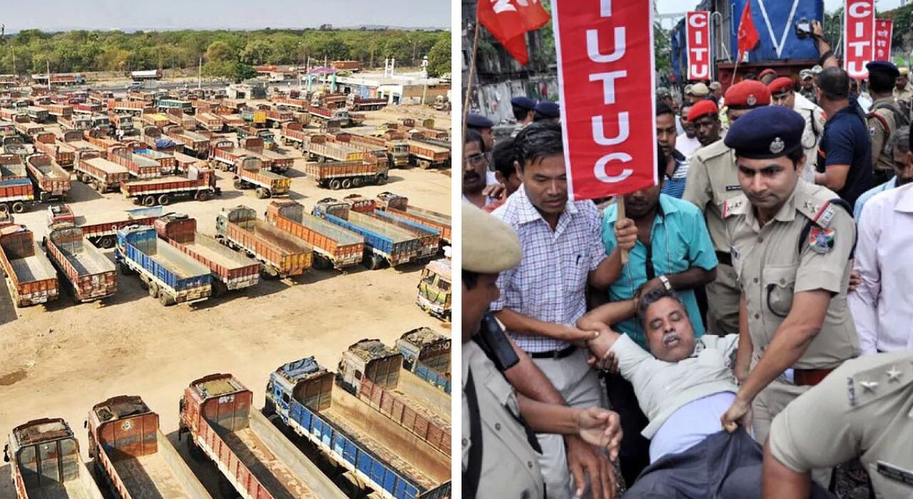 Truckers indefinite strike in Maharashtra to Protest against E Challan System