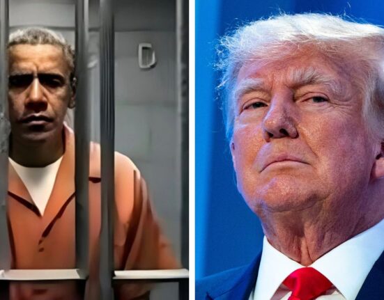 Trump Post AI Video shows Obama handcuffed, put in jail in 2016 Election Fraud Charges