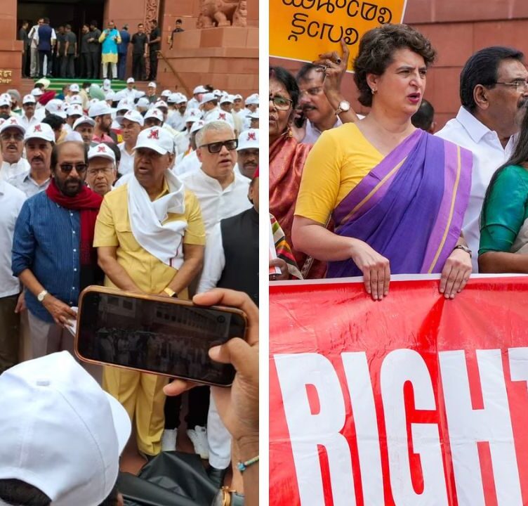 Delhi Police Stop INDIA bloc's protest march led by Rahul Gandhi to EC