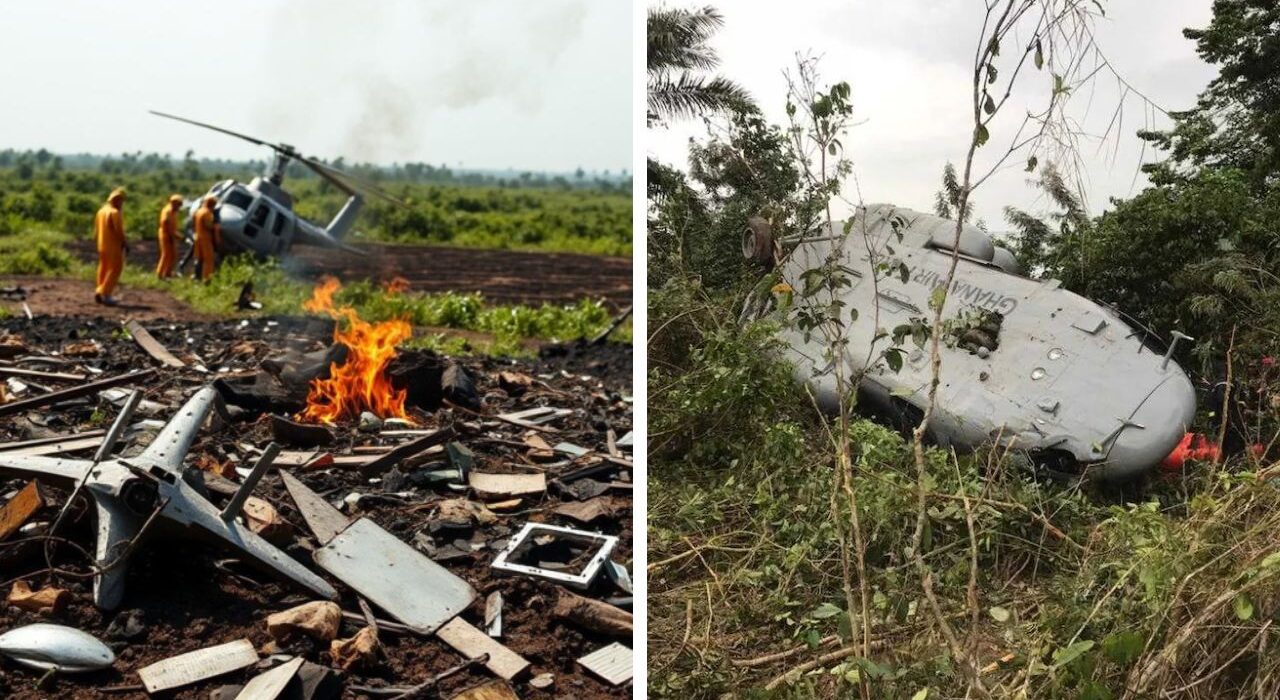 Ghana Helicopter Crash: 8 Killed Including Defence, Environment Ministers