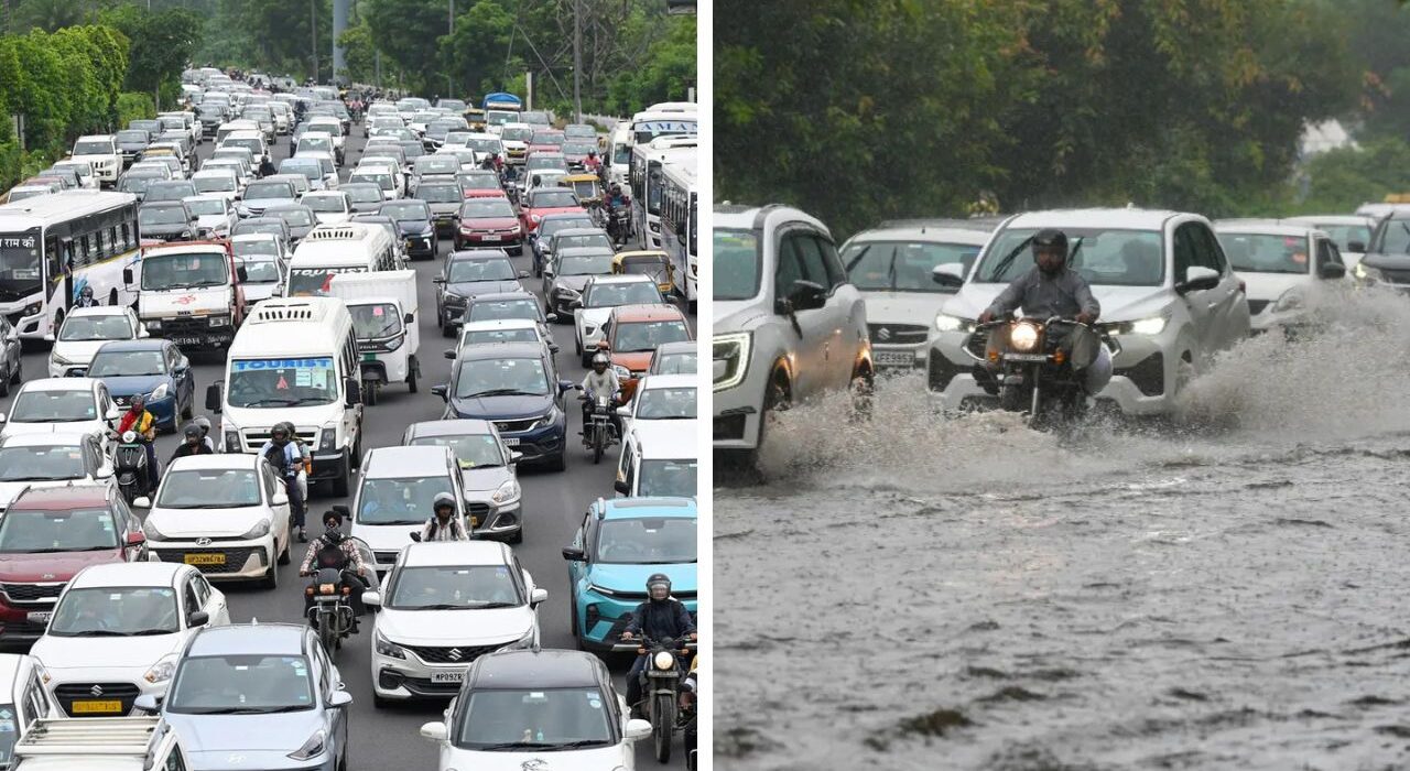 Heavy Rains in Delhi-NCR: Flooding and Traffic Cause Red Alert