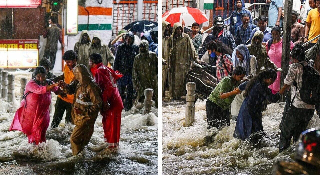 Hyderabad Heavy Rains Cause Flash Floods, waterlogging and traffic disruptions