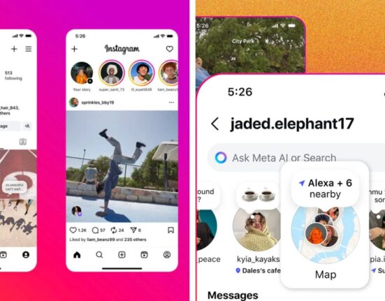 Instagram Reposting and map Features Face Big Backslash