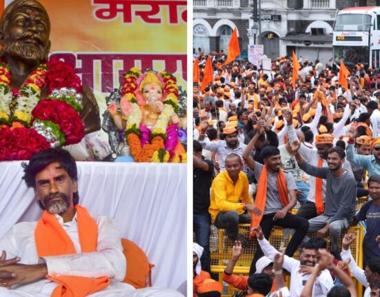 Jarange-Patil follow hunger strike in Mumbai for Maratha Reservation