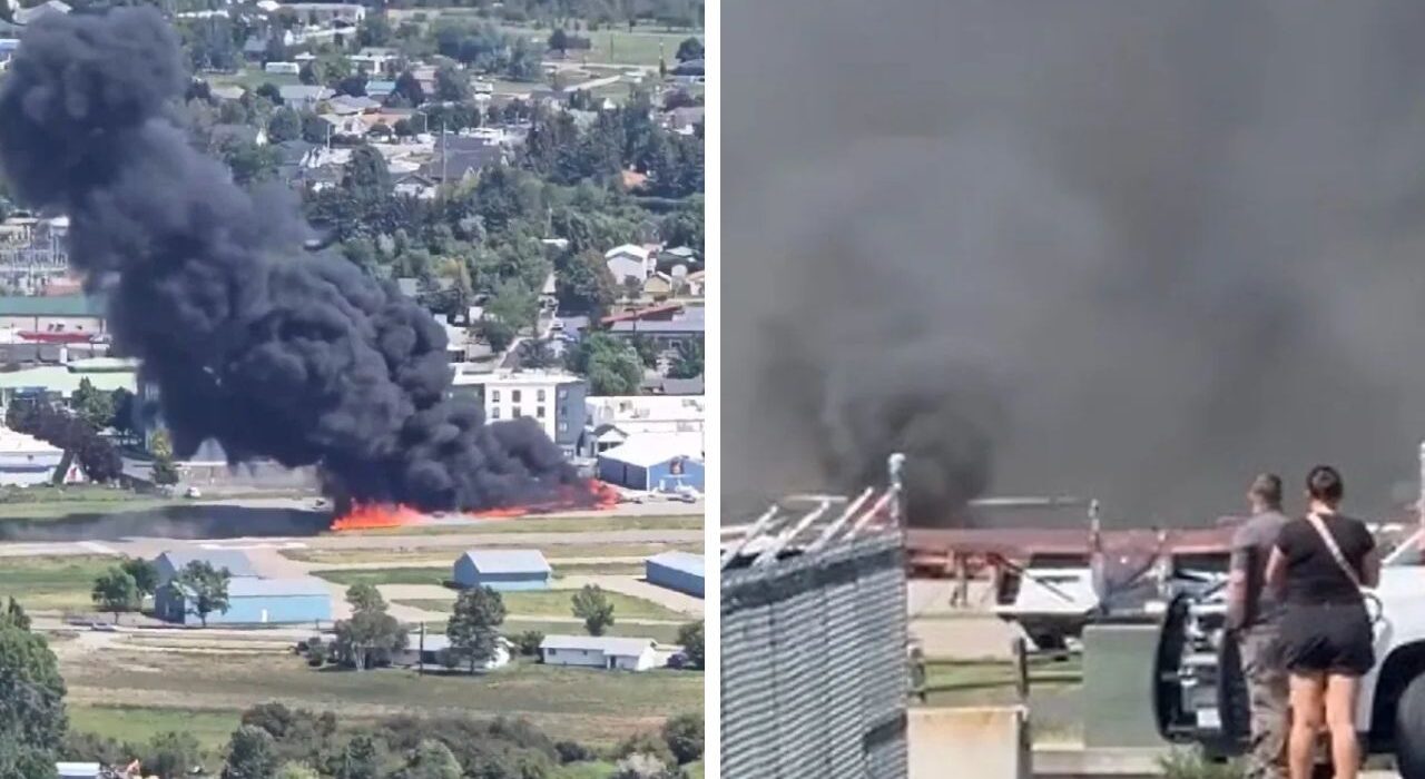 Plane Crash in Montana: Two Aircrafts Collide , Cause Major Fire