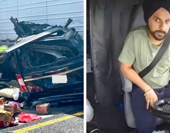 Punjabi driver, Harjinder Singh made a illegal turn in Florida, Kill 3 People