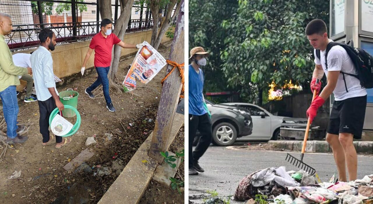 Gurugram expats and locals Join Trash Cleanup Showdown