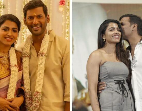 Tamil Stars Sai Dhanshika and Vishal Got Officially Engaged, Upload Stunning Pictures