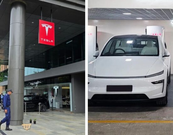 Tesla Launch New Showroom in Delhi today in Aerocity area