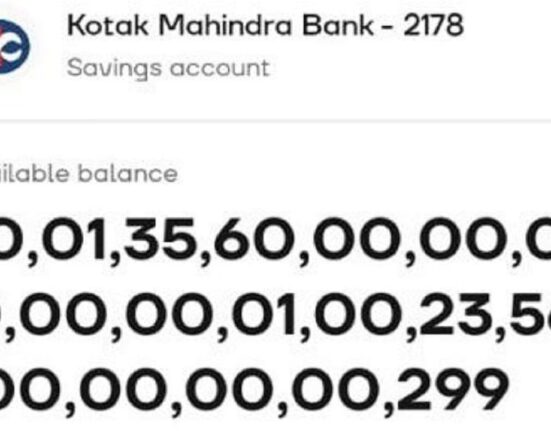 ₹10,01,35,60,00,00,00,00,00,01,00,23,56,00,00,00,00,299 Credited in Dead women account in Greater Noida