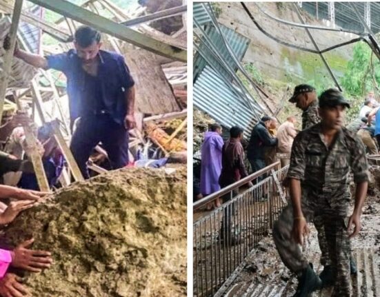 Vasihno Devi Landslide and Heavy Rainfall: 13 Killed includes 9 Pilgrims Struck