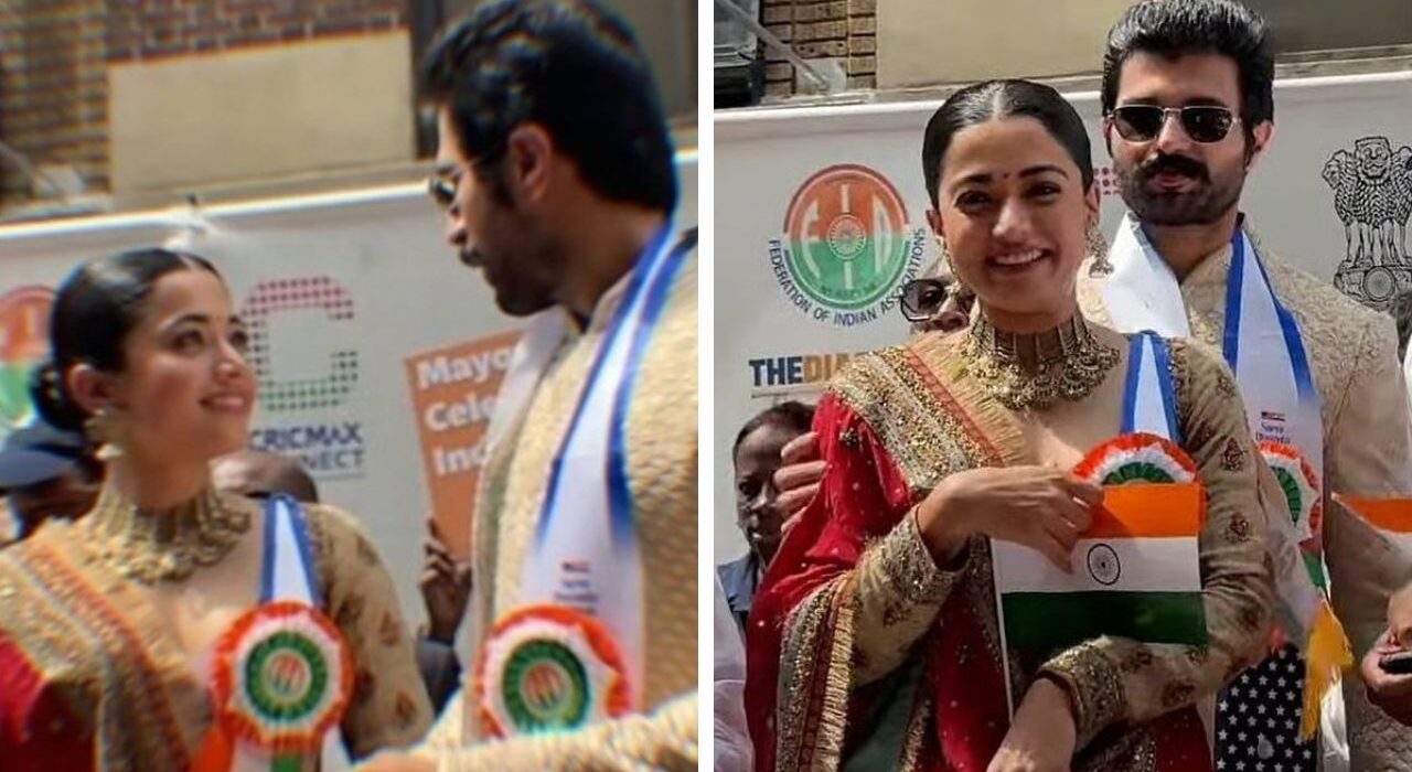 Vijay Deverakonda, Rashmika Mandanna join India Day Parade in New York