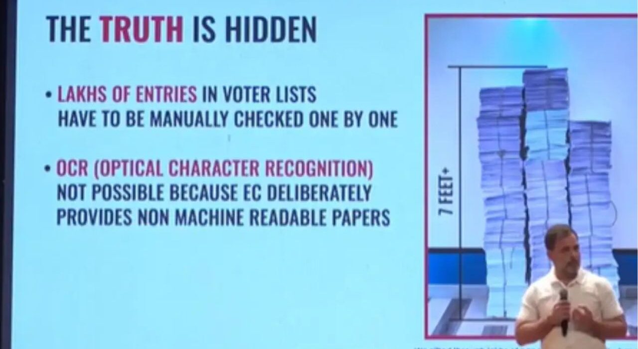 Vote chori exposed: Rahul Gandhi alleged BJP and EC, Expose all Fake Votes