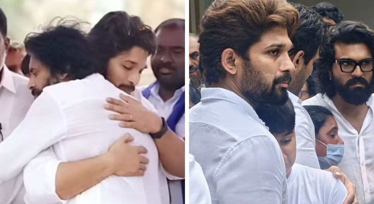 Allu Arjun, Pawan Kalyan Seen Together in Emotional Visuals During Family Tragedy