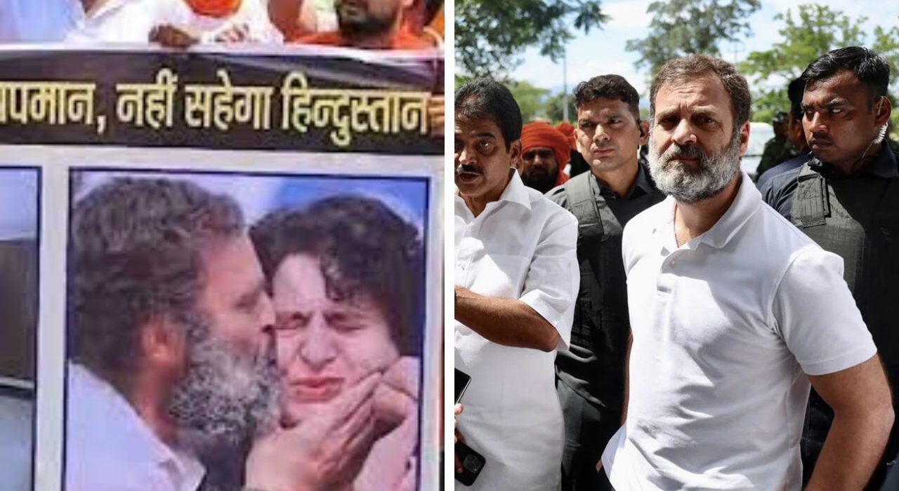 BJP Protesters Clash with Rahul Gandhi Convoy in Raebareli
