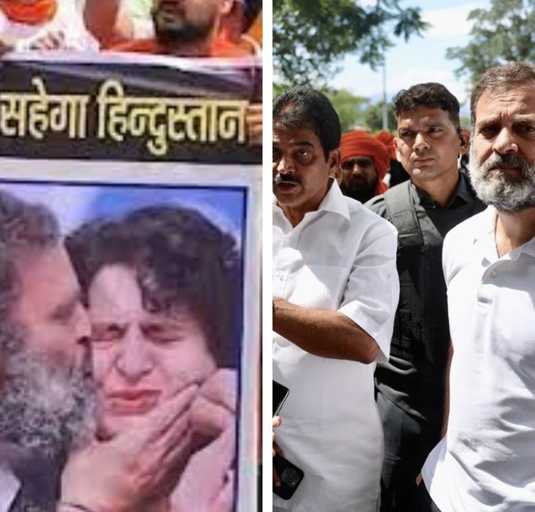 BJP Protesters Clash with Rahul Gandhi Convoy in Raebareli