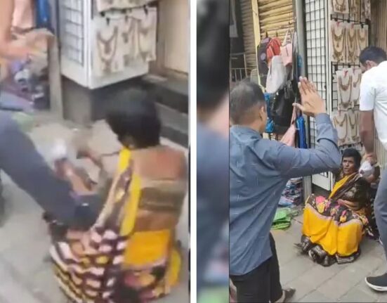 Bengaluru Shopkeeper assaulting women for allegedly stealing sarees worth Rs 90,000