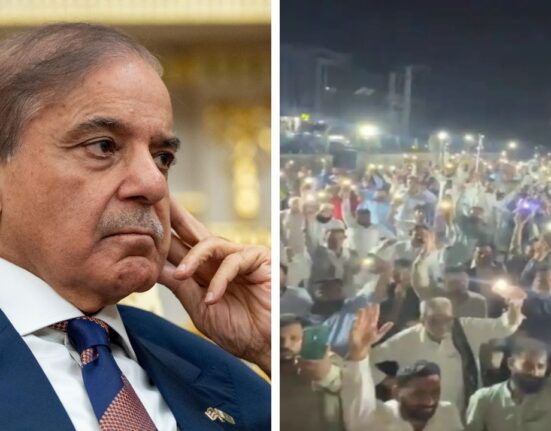 Big "shutter-down and wheel-jam" strike against Shehbaz Sharif Government In PoK