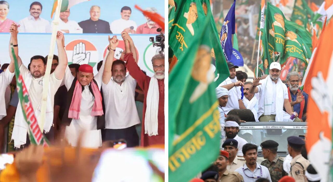 Congress concludes 1,300-km-long 'Voter Adhikar Yatra' in Patna on Monday