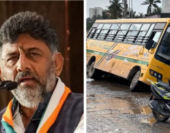 DK Shivakumar spoke on CEO's Bengaluru Roads Post: "Can't Blackmail Government"