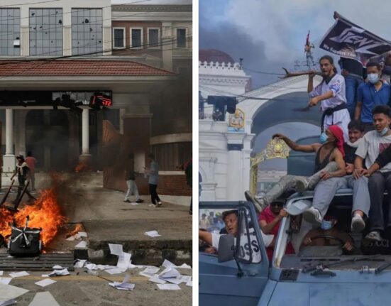 Nepal protestors Set Fire on Ex PM's House: Wife Burnt and Dead in Fire