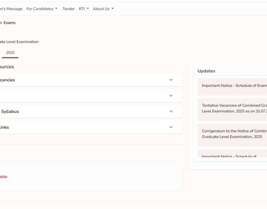SSC CGL 2025 Exam Date Tier 1 Announced: Exams from 12 to 26 September 2025