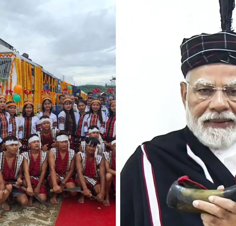PM Modi flag off first railway line Rajdhani Express Today in Mizoram
