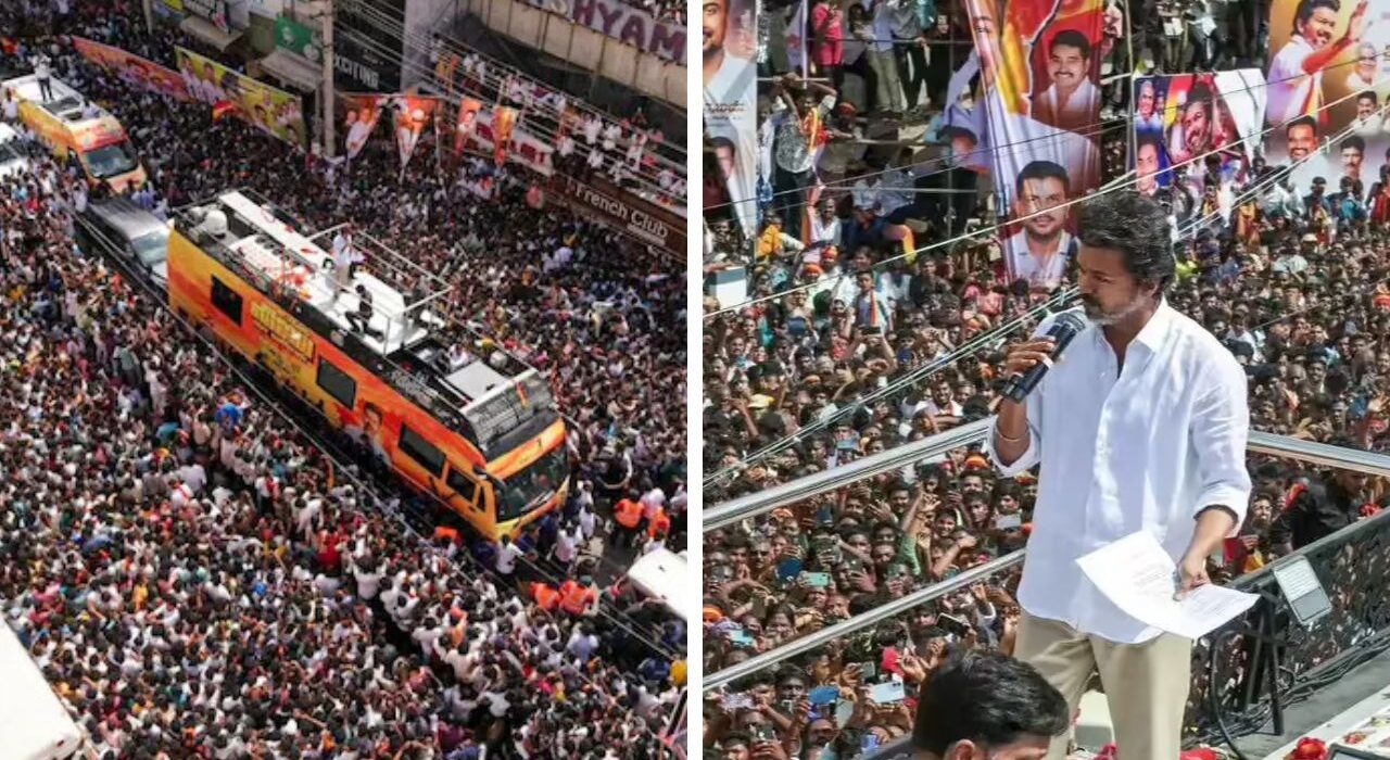Stampede at Vijay's TVK Rally Kills 40; Journalist Faces Backlash for Misleading Photo