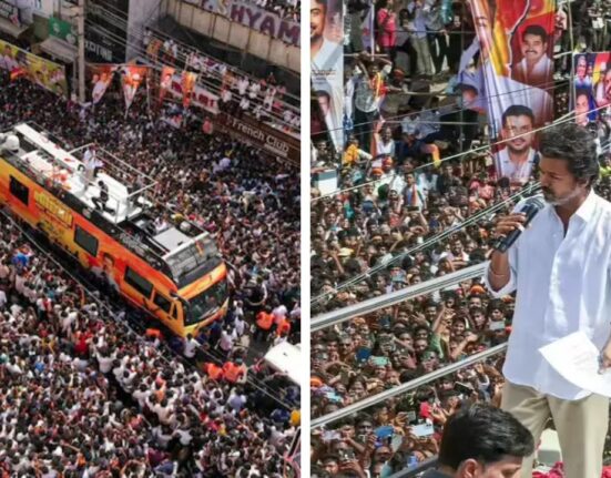 Stampede at Vijay's TVK Rally Kills 40; Journalist Faces Backlash for Misleading Photo