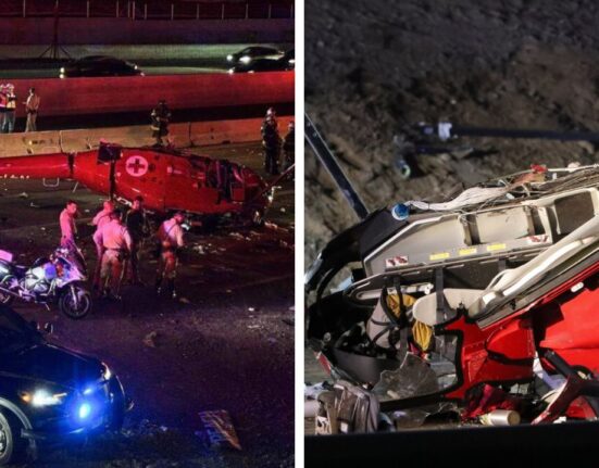 3 Injured in Sacramento Medical helicopter crash, hits Highway 50