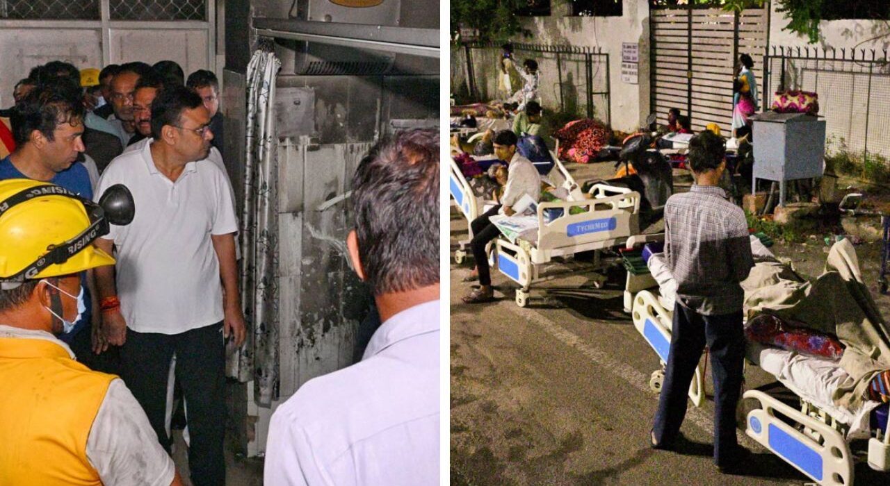 8 Dead in Fire accident In ICU Of Jaipur's Sawai Man Singh Hospital