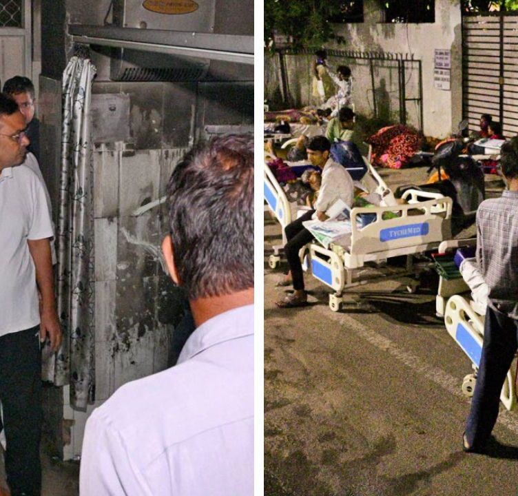 8 Dead in Fire accident In ICU Of Jaipur's Sawai Man Singh Hospital