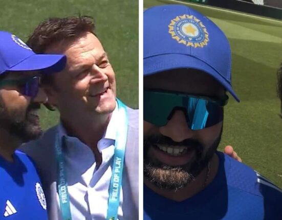 Adam Gilchrist Shares Selfie with Rohit Sharma Before India-Australia ODI in Adelaide