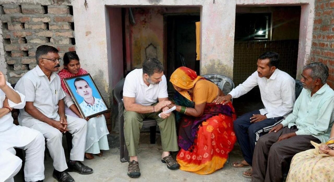 Dalit Man Lynched in Raebareli Over Drone Thief Rumor; Rahul Gandhi Visits Family Despite Opposition