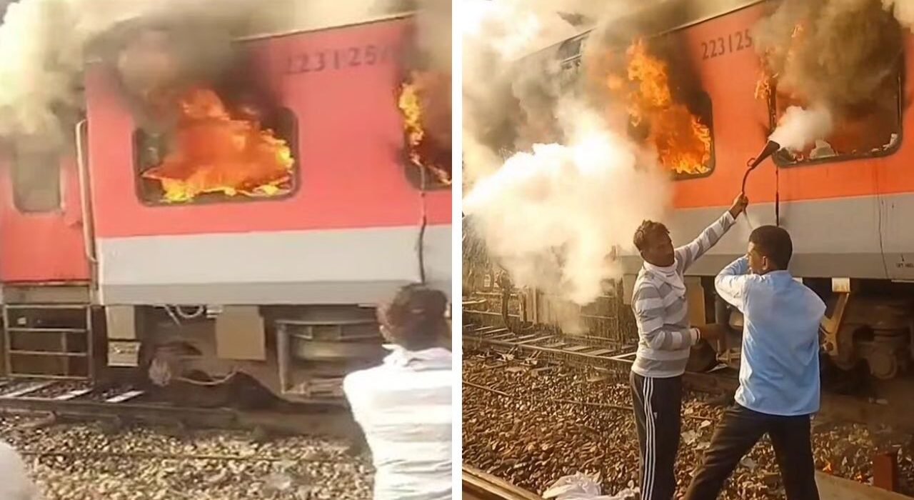 Fire Erupts in AC Coach of Amritsar-Saharsa Garib Rath Express Near Sirhind