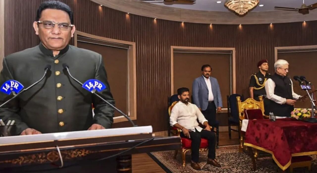Former Cricketer Mohammad Azharuddin sworn as minister in Telangana cabinet