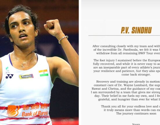 PV Sindhu Withdraws from 2025 BWF World Tour Events Over Foot Injury