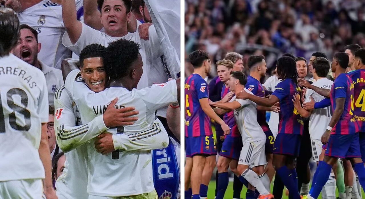 Real Madrid Defeats Barcelona 2-1 in El Clásico, Leads La Liga by Five Points