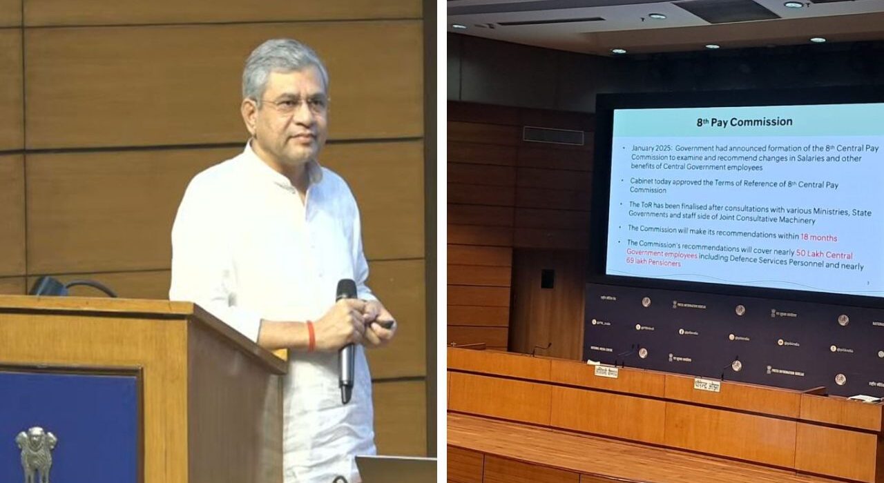 Union Cabinet approved the Terms of Reference of the 8th Central Pay Commission