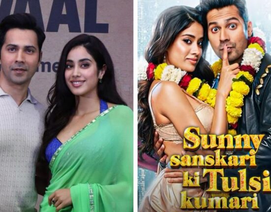 Varun Dhawan, Janhvi Kapoor step out For Screening of Sunny Sanskari Ki Tulsi Kumari